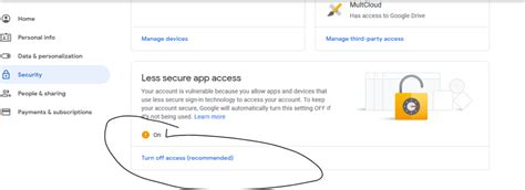 Image result for Gmail Less Secure App Access