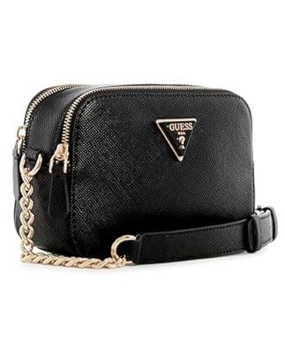 Buy GUESS Women's Black Solid Crossbody Camera Bag| Ladies Purse ...
