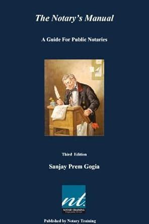 Buy The Notary's Manual 3rd Edition Book Online at Low Prices in India ...