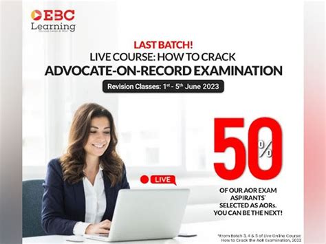 How to Crack the Advocate-on-Record Examination: A Live Online Course ...