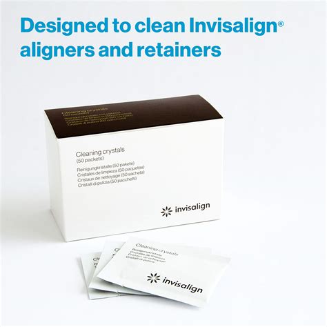 Invisalign Cleaning Crystals for Clear Aligners and Retainers, (50 ...