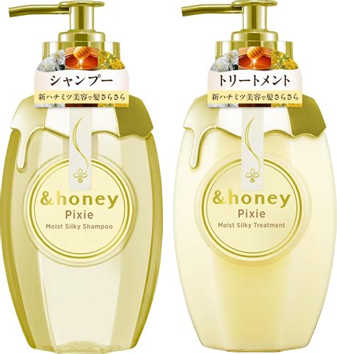 Amazon.com: &-honey Pixie Moist Japanese Shampoo and Conditioner Set ...