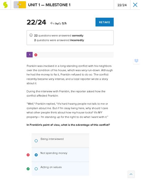 Conflict Resolution Unit 4 Milestone 4 - 1 CONCEPT → Internal and ...