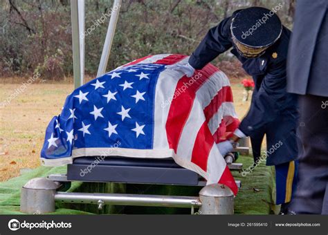 American Flag Military Funeral