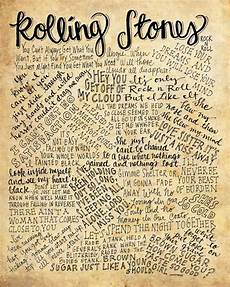 testi rolling stones rolling stones lyrics and quotes 8x10 handdrawn and testi rolling stones rolling stones lyrics and quotes 8x10 handdrawn and