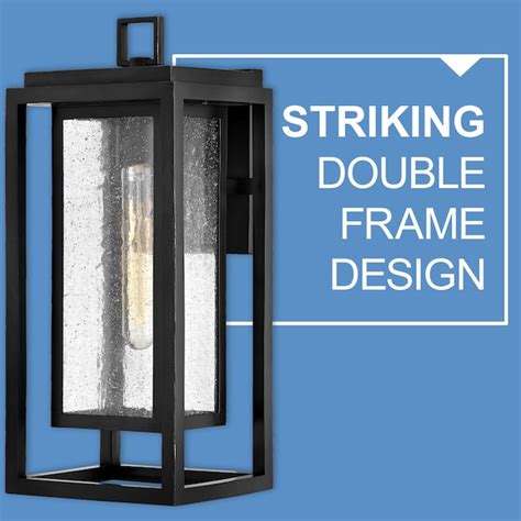 Hinkley Republic 1-Light 20-in H Black LED Outdoor Wall Light 1005BK-LL ...