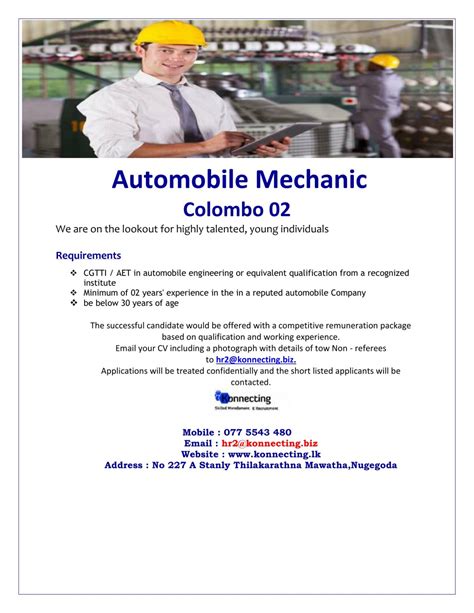 Automobile Mechanic