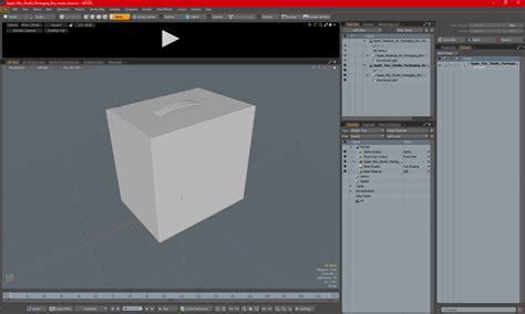 3D model Apple Mac Studio Packaging Box | 3D Molier International