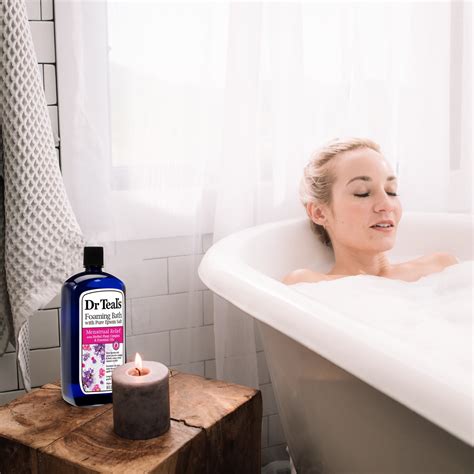 Buy Dr Teal's Menstrual Relief Foaming Bath with Epsom Salt & Herbal ...