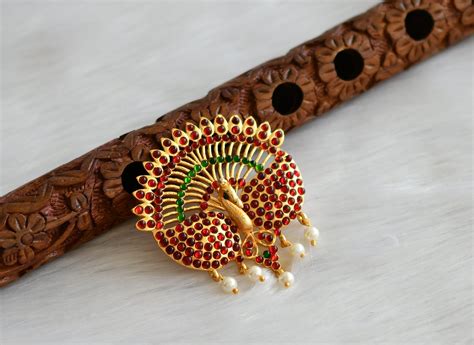 DREAMJWELL - Beautiful Antique Kemp Peacock Hair Jewell (rakodi)-dj091 ...