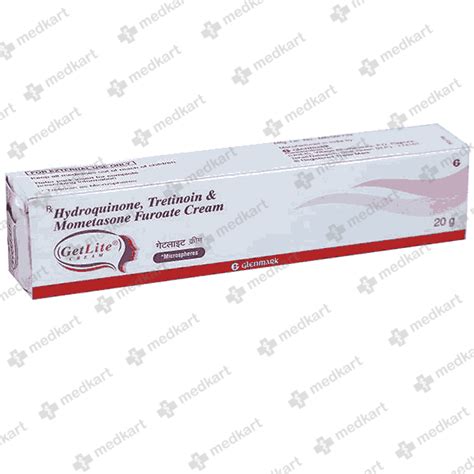 GETLITE CREAM 20 GM, Price, Composition & Generic Alternatives - Medkart