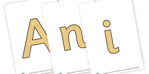 Animals - Display Lettering