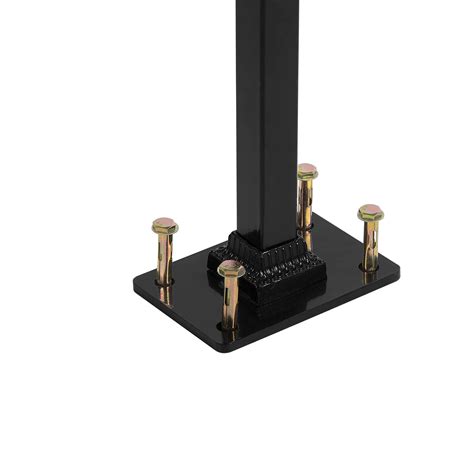 Buy Single Post Handrail, Handrail Railing with Base Wrought Iron ...