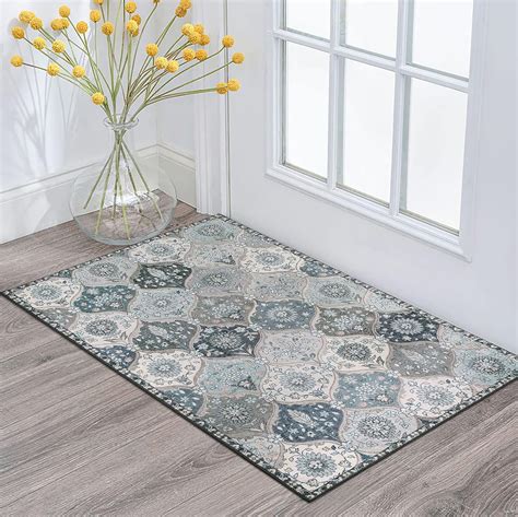 Amazon.com: Lahome Moroccan Trellis Front Door Mat Indoor Entrance, 2x3 ...