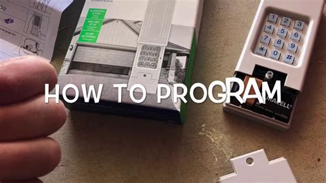 Image result for How to Program Garage Keypad