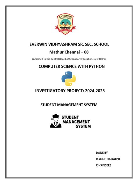 Image result for Student Management System C Program PDF