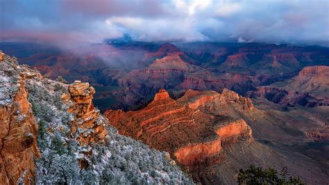 Yaki Point at South Rim, Colorado Plateau, Grand Canyon National Park ...