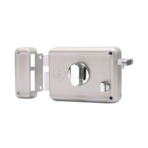 R600 TT DK, Main door rim lock, dimple Key, Silver – Yale India