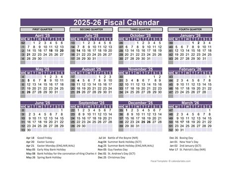 Fiscal Calendar 2026 fiscal calendar 2025- 2026 Templates - PrimaNYC.com
