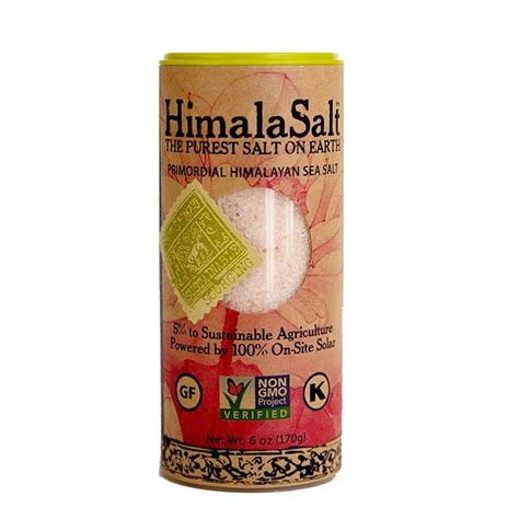 Himala Salt Primordial Himalayan Sea Salt, Fine Grain Shaker, 6 Ounce ...