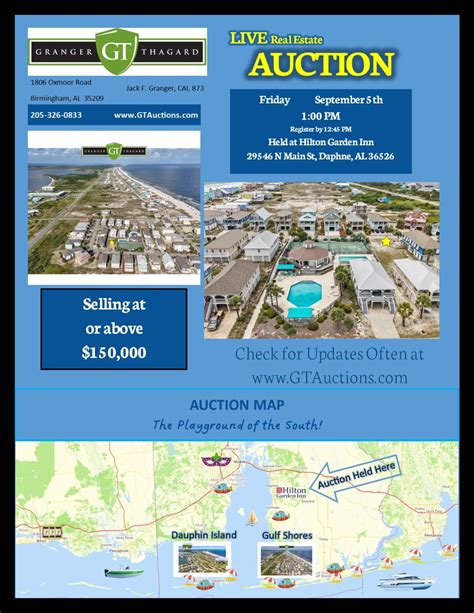 Gulf Shores 2025 - Granger & Thagard Auction and Marketing