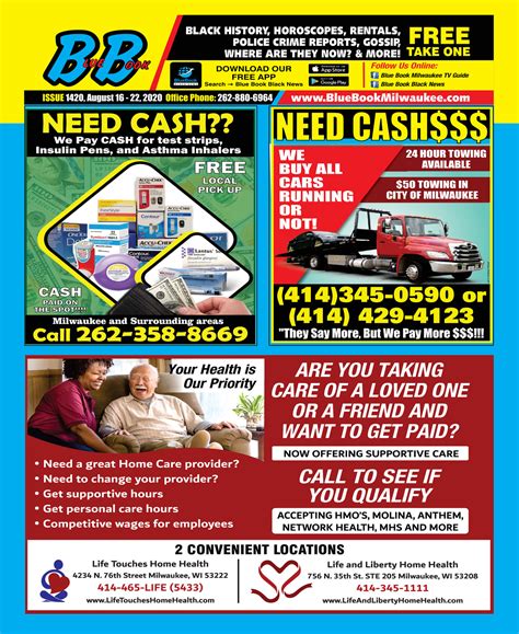 BLUE BOOK MILWAUKEE TV GUIDE 262-880-6964 - Page 1 - Created with ...