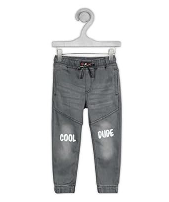 Buy ALBEPOSE Boys Jogger Fit Mid Rise Dark Blue Jeans (2-3 Years, Light ...