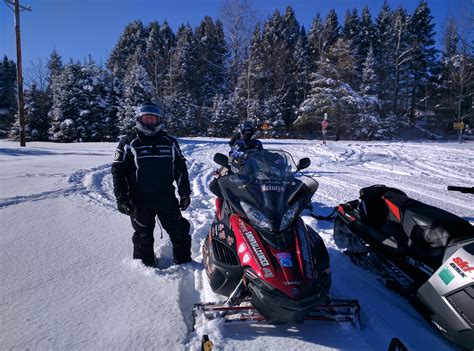 Snowmobiling Presque Isle WI to Marenisco MI to Bergland MI to ...