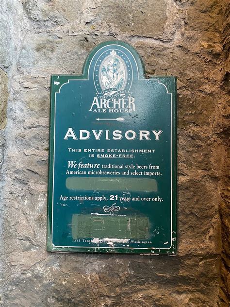 Menu at Archer Ale House pub & bar, Bellingham