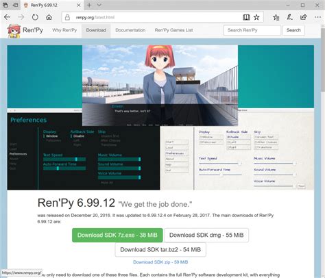 RenPy Games Showcase 的图像结果