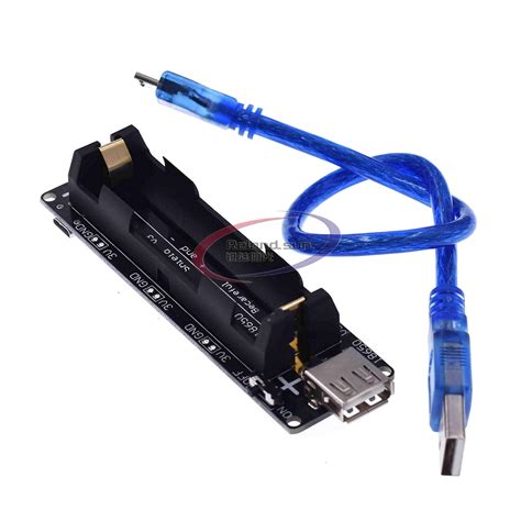 Reland Sung Raspberry Pi 18650 Battery Shield V3 Micro USB Port India ...