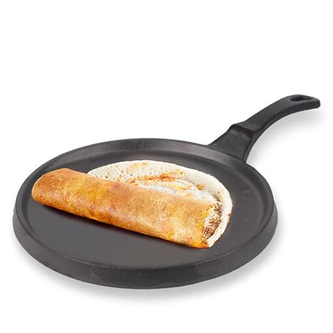 Buy The Indus Valley Pre-Seasoned Cast Iron Tawa for Dosa/Chapathi | 25 ...