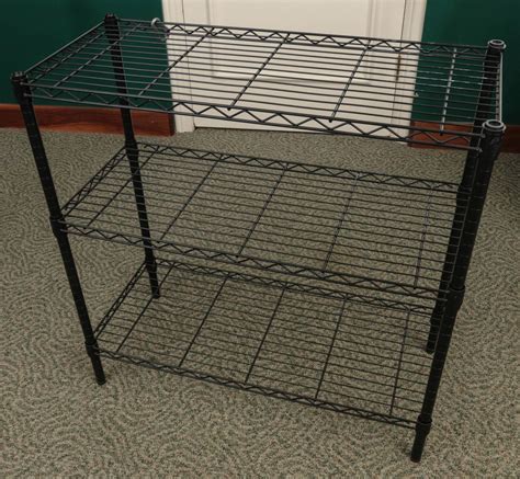 #3682: A THREE-TIER WIRE SHELF