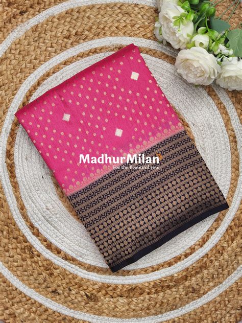 INAAYA BANARASI BLOOMS SAREE PINK NAVY BLUE – Madhur Milan