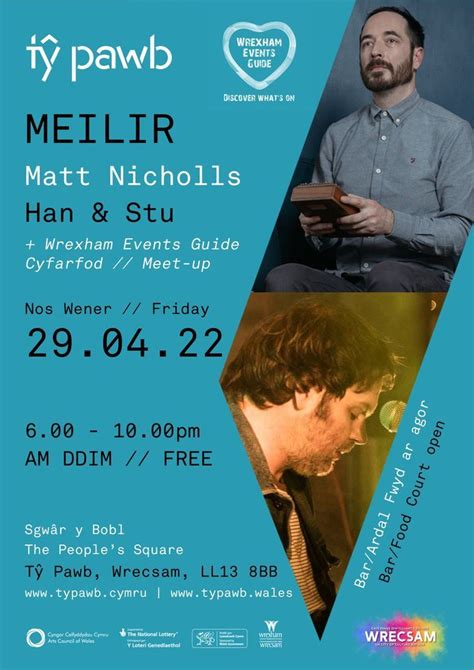 M E I L I R // Matt Nicholls // Han&Stu | Tŷ Pawb, Tŷ Pawb, Wrexham, 29 ...