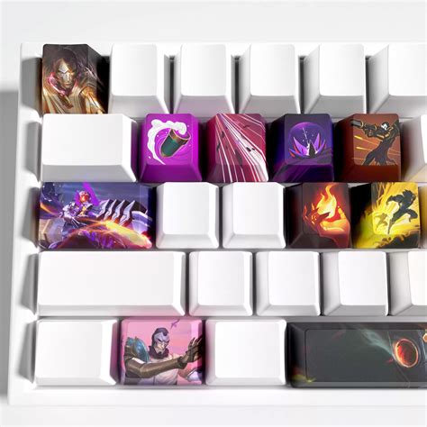 Buy Jhin Keycaps Set for League of Legends Gaming Skill 12 Keys Keycap ...