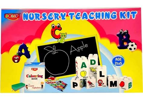 Tykon Hub Teaching Kit Alphabet & Picture Fun Blocks, Writing Slate and ...