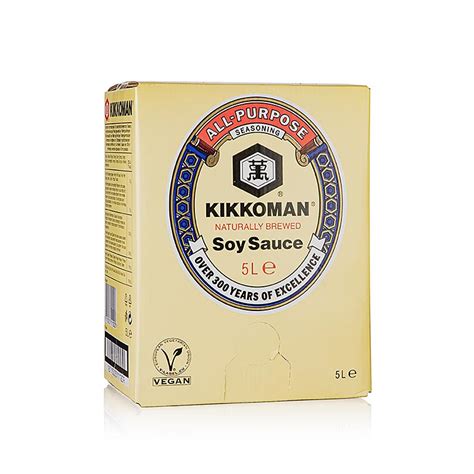 Sojasauce - Shoyu, Kikkoman, 5 l, Bag in box | GOURMET VERSAND Online Shop