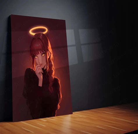 Makima: The Enigmatic Control Devil Metal Poster – TURTLEWINGS