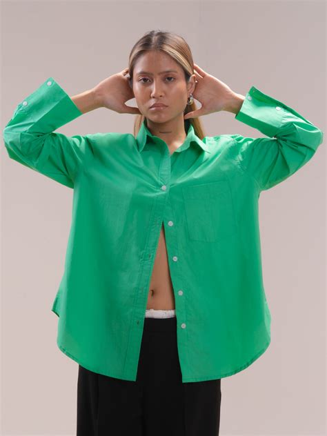 KELLY GREEN SHIRT – Clofii