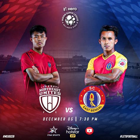ISL 2020-21: NorthEast United vs SC East Bengal - 5 battles to watch ...