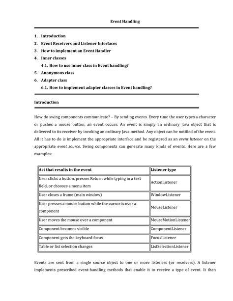 Event Handling in java programming - Event Handling 1. Introduction 2 ...