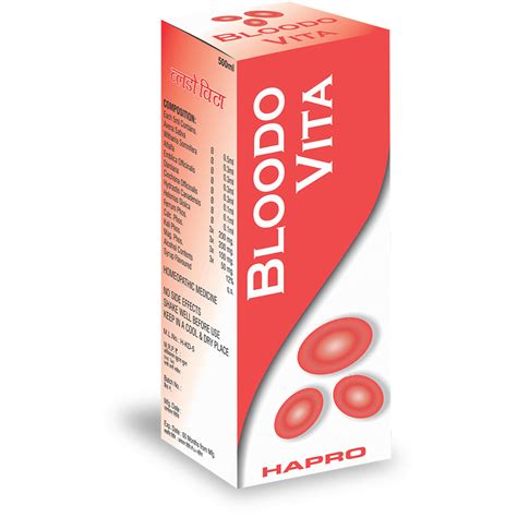 Hapro Bloodo Vita : Helps Regulate and Purify Blood Flow and Tones Up ...