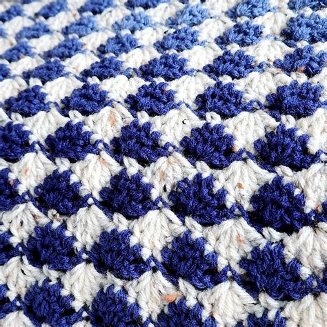 Image result for Crochet Interlocking Shell Blanket Pattern