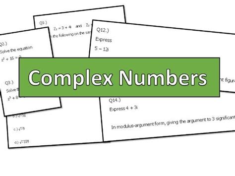 Complex Numbers a Level Maths 的图像结果