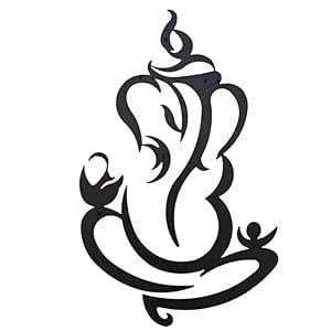 Lancerwaaldecor Lord Ganesha Metal Wall Art / 3d Wall Art for Living ...
