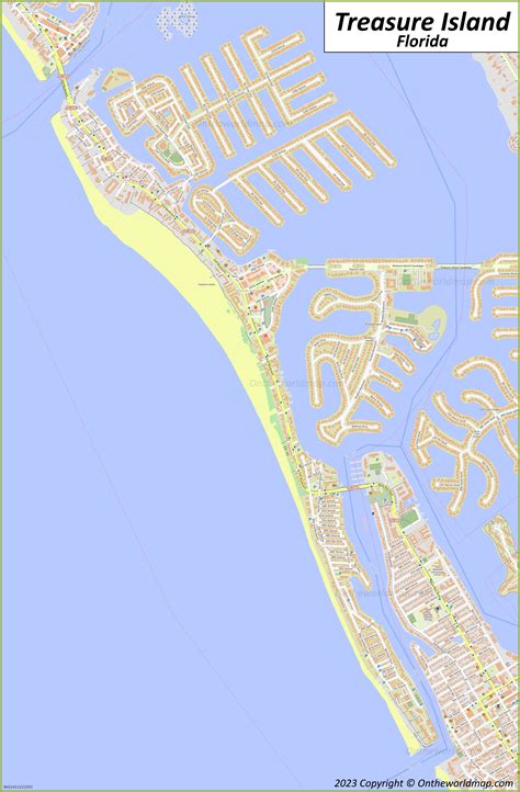 Treasure Island Florida Map