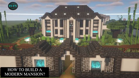Image result for Minecraft Modern Mansion Tutorial Easy