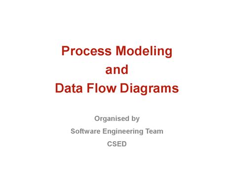 CSED: Process Modeling and Data Flow Diagrams Class PPT - Studocu