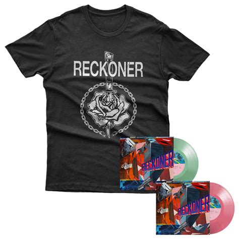 T-shirt + Coke Bottle Clear 7" + Trans. Magenta 7" Bundle